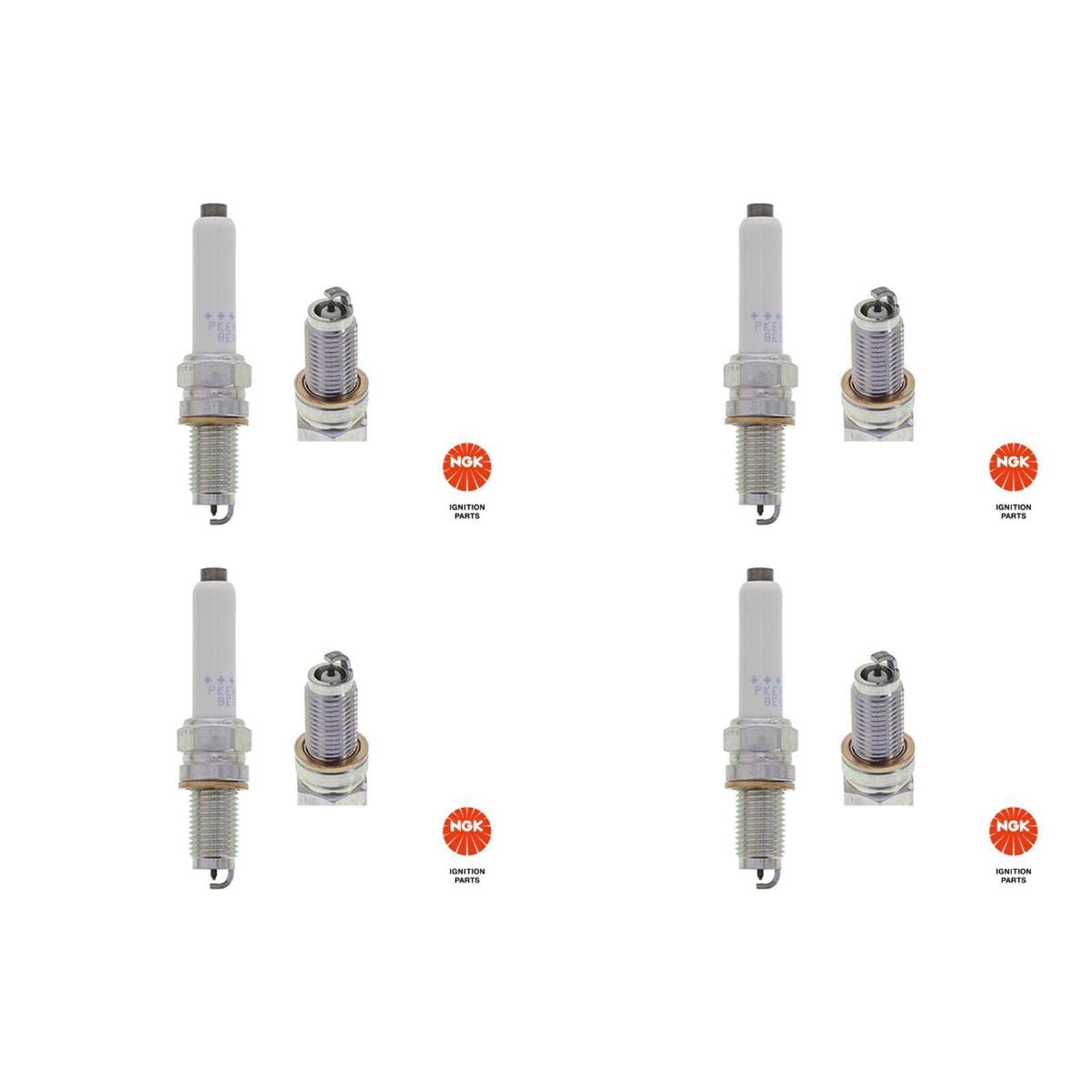 4x NGK Zündkerzen | 4x 95463 passend für A1 A3 A4 A5 Q2 Formentor Leon