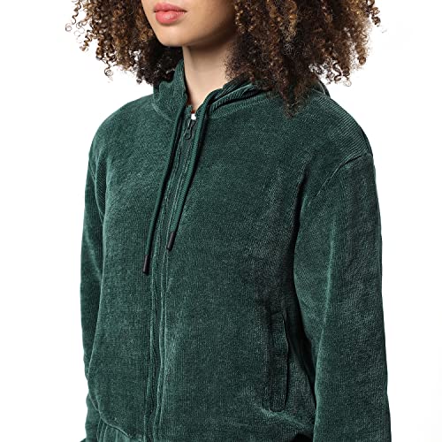 Image of Campus Sutra Women's Cotton Hooded Neck Sweatshirt