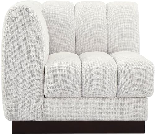 Sillón Plegable Chenille Crema miniatura 6