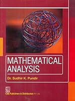 Mathematical Analysis 8123926677 Book Cover
