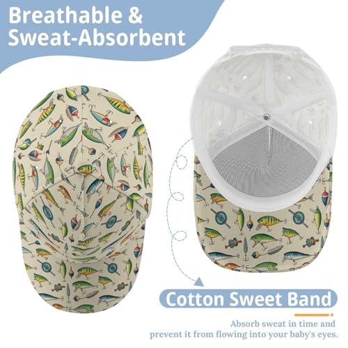 Kids Hat Adjustable Trucker Unisex Snapback Closure Cap for Fishing Outdoors3