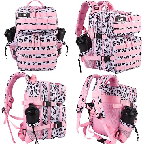 Image of LHI Tactical Military Backpack for Men and Women 25L /35L Army Assault Pack Bag Small Rucksack with Bottle Holder