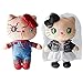 zcm Peluche 2pcs Child's Play Chucky Tiffany Peluche Doll Toy Baby Girls Regalo di Compleanno di Natale 23cm