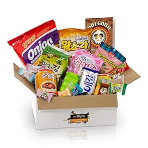 Dalgona-box met 20 Koreaanse lekkernijen – geselecteerde mix van veelzijdige snacks & specialiteiten