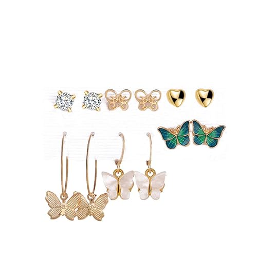 YouBella Jewellery Celebrity Inspired Gold Plated Earrings Combo for Girls and Women