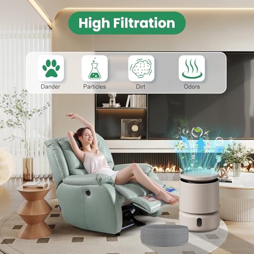 Image of 4 Pack Replacement Wick Filter for Blueair Dreamwell H38i / H76i Humidifier | 1 & 2 Gallon,with Extra 10 Aroma Pads,Grey