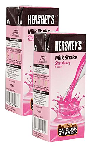 Spencer's Combo - Hershey's Milk Shake Strawberry, 200ml (Pack of 2) Promo Pack