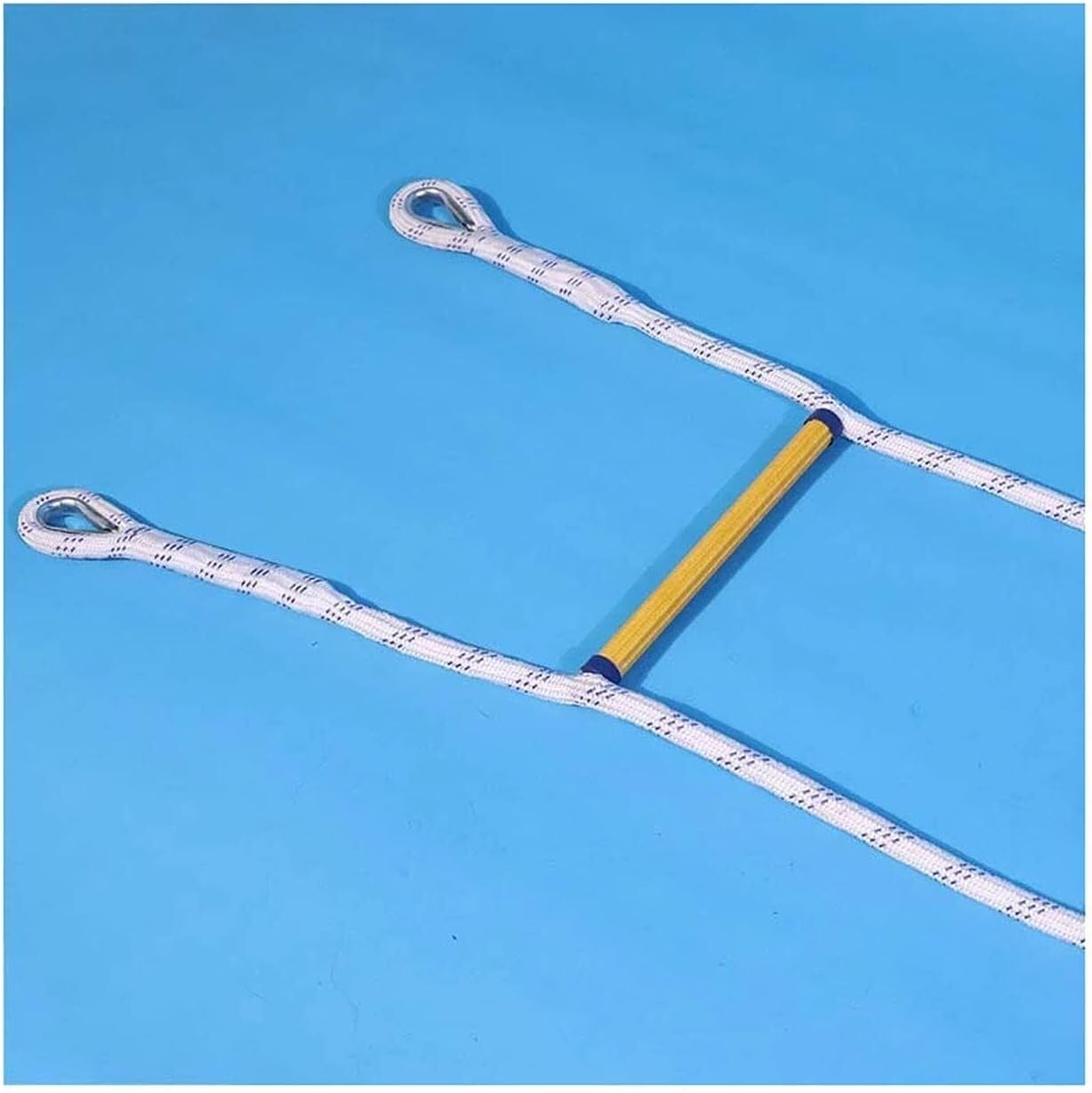 Rapid Deployment Of Emergency Rope Ladders On Floors 2-8 Of Fire Escape; Easy To Use Nylon Ladder For Adult Climbing(8m/26ft)