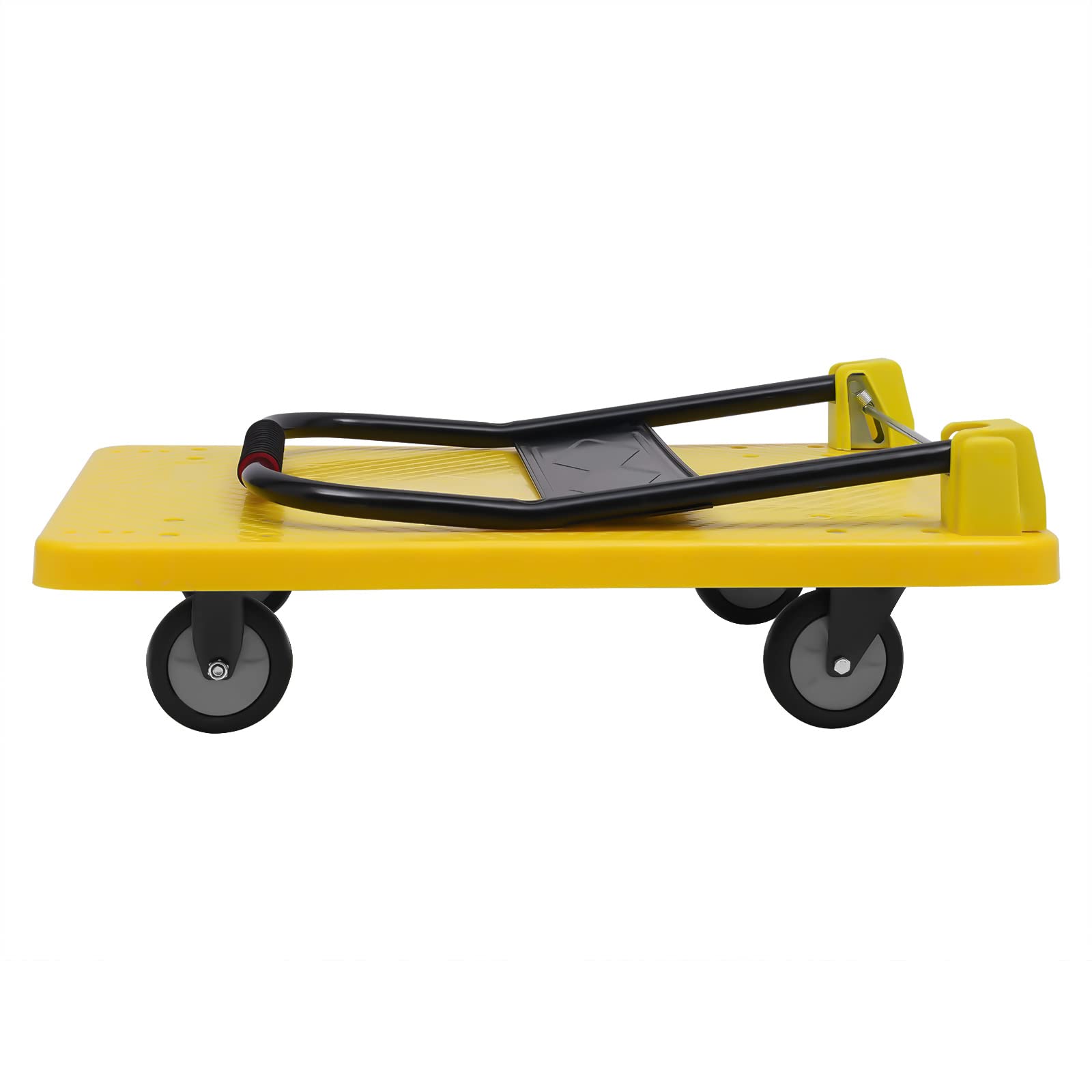 Carro de transporte plegable de 400 kg para almacenamiento, sobre, entrega urgente, lugar de mudanza, en oficinas, empresas, apartamentos, 58 x 87 cm, mango ergonómico