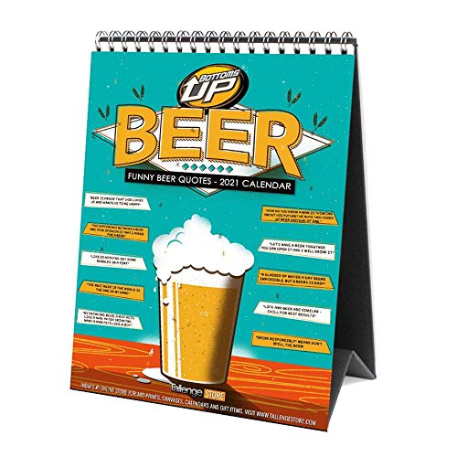 Tallenge Fun Poster Collection 2021, Desk Calendar 6 x 9 Inches