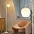 ONEWISH White Floor Lamp-Modern Standing Lamp for Living Room Bedroom, Opal Glass Lamp Shade, LED Bulb Included, for Reading Office, Simple Design Home Decor for Christmas Thanksgiving Day