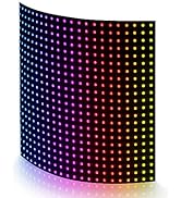 BTF-LIGHTING WS2812B RGB 2427SMD Individuell adressierbar Digital 22x22 484 Pixel LED Matrix Flex...