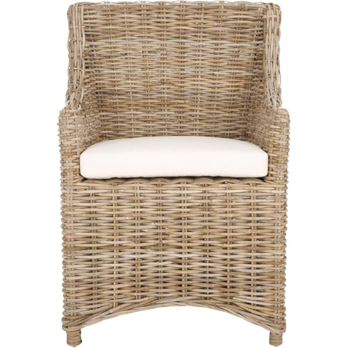 Sillón de Madera Maciza con Brazos Esculpidos miniatura 4