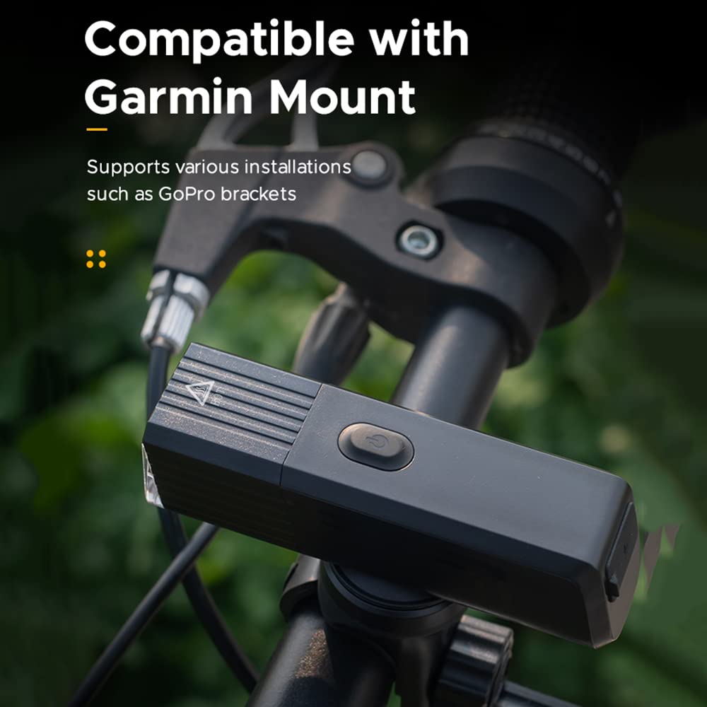 Phare Avant de vélo, Lampe Frontale de vélo Rechargeable USB, étanche, LED, Accessoires de Cyclisme