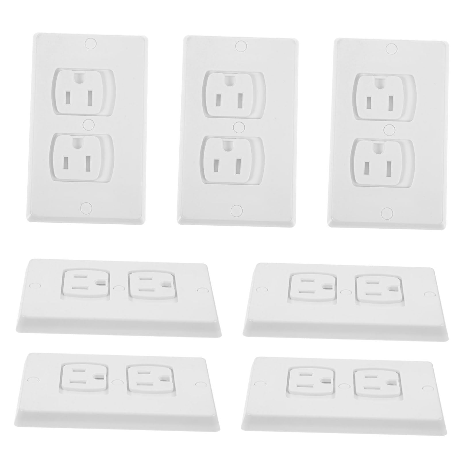 SUPVOX 10pezzi Tappi Per Prese Muro in Abs Coprispina Elettrica Chiusura Automatica Protezione Completa Per Prese Standard Copriprese Di Sicurezza Per Ragazzo Ragazza Ragazza