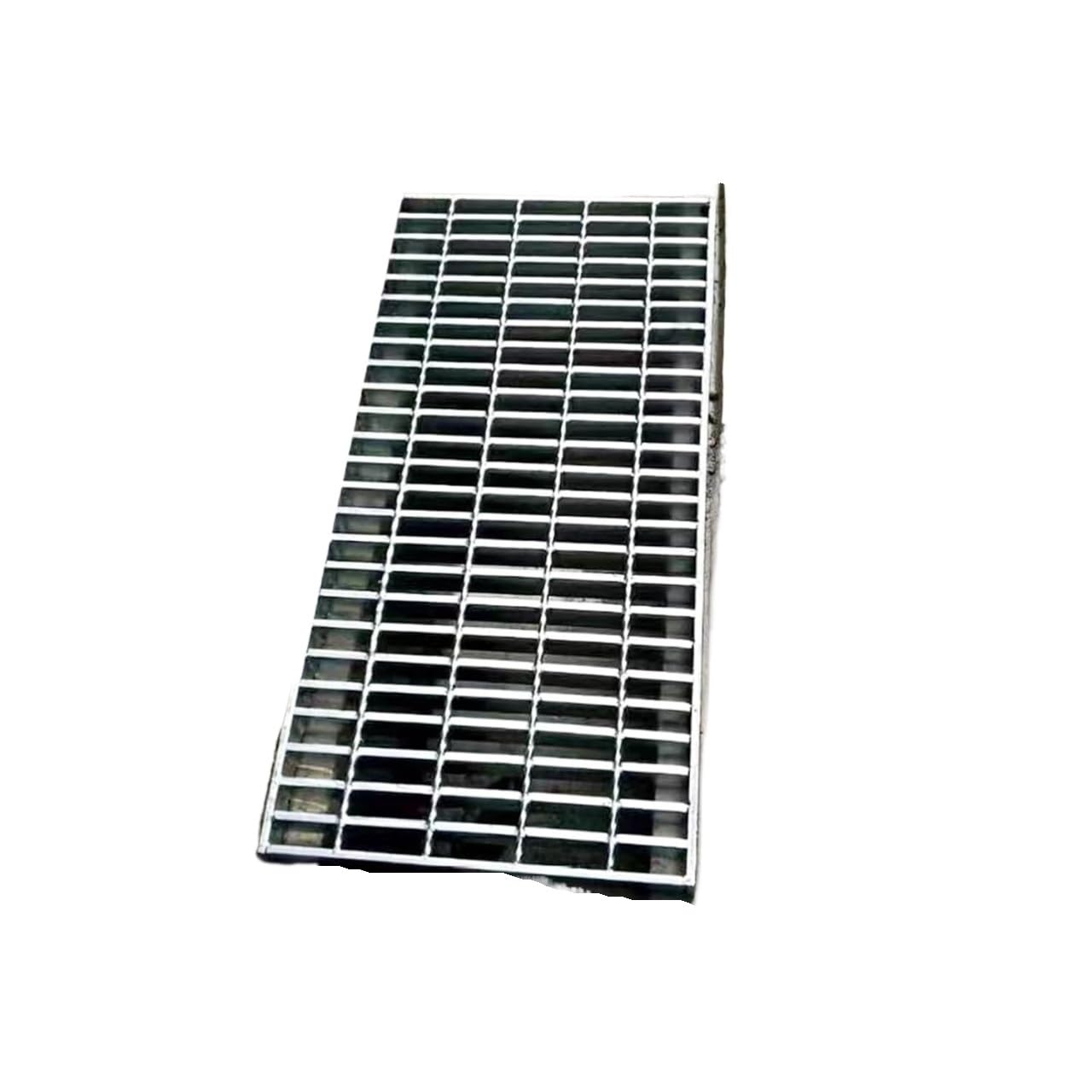 Galvanized Steel Drainage Ditch Cover for Indoor and Outdoor Use - 8 to 20 Inch Grate for Basements, Patios, Driveways(100x40x3cm)
