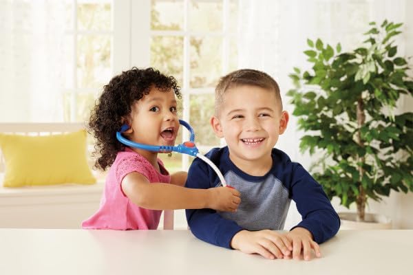 Miniatura 7 de Kidoozie My First Doctor's Kit - Juguete de juego de simulación de 12 piezas con estuche de transporte, juego educativo para niños pequeños a partir