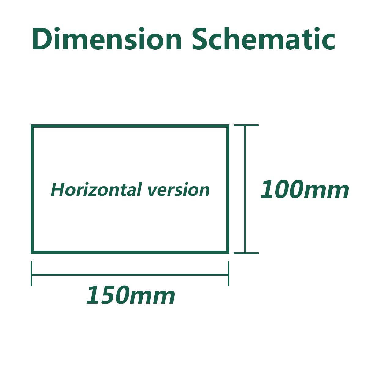 Acryl Preisschildhalter Transparent Preisanzeige Ständer Für Einzelhandel Transparentes Horizontales Rechteck, 10 Stück,100mm x 150mm