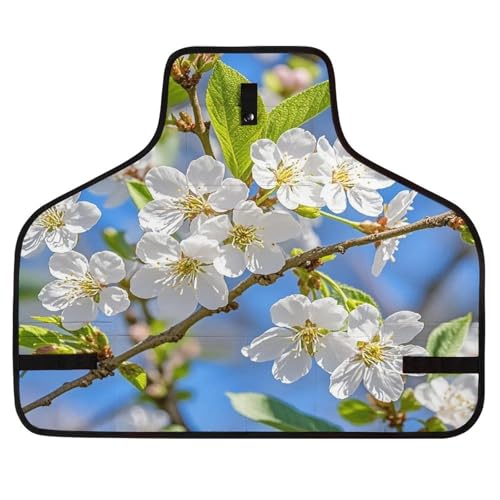 Delantal herramienta con diseño de flores de cerezo miniatura 1