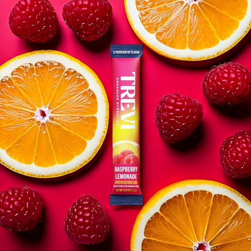 Image of TREVI Electrolytes Powder Packets, Sugar Free Hydration, Raspberry Lemonade