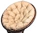 Produktbild Rattani - Polster für Papasansessel, Auflage, Ersatzpolster Papasan D 110 cm, Stoff Loneta beige, Made in EU !