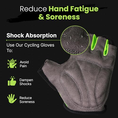 LuxoBike Padded Mountain Bike Gloves