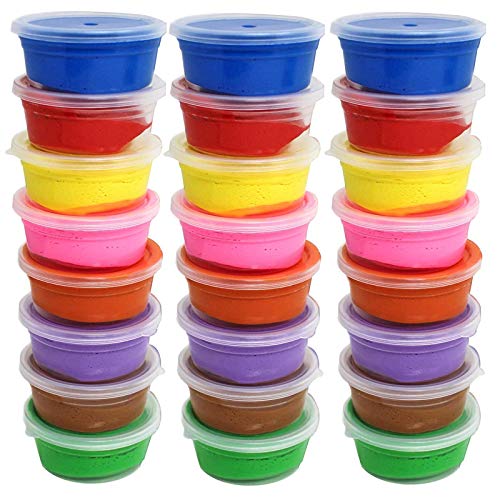THE TWIDDLERS 24 Stuks Kuipjes Bouncing Putty Speelgoed - DIY Slijm