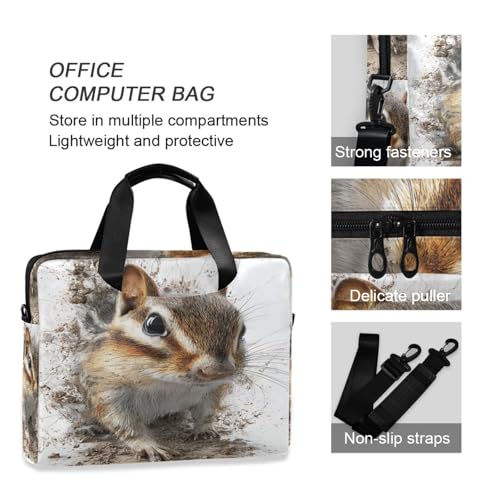 Funda para laptop con correa y asa de 15.6 pulgadas miniatura 5