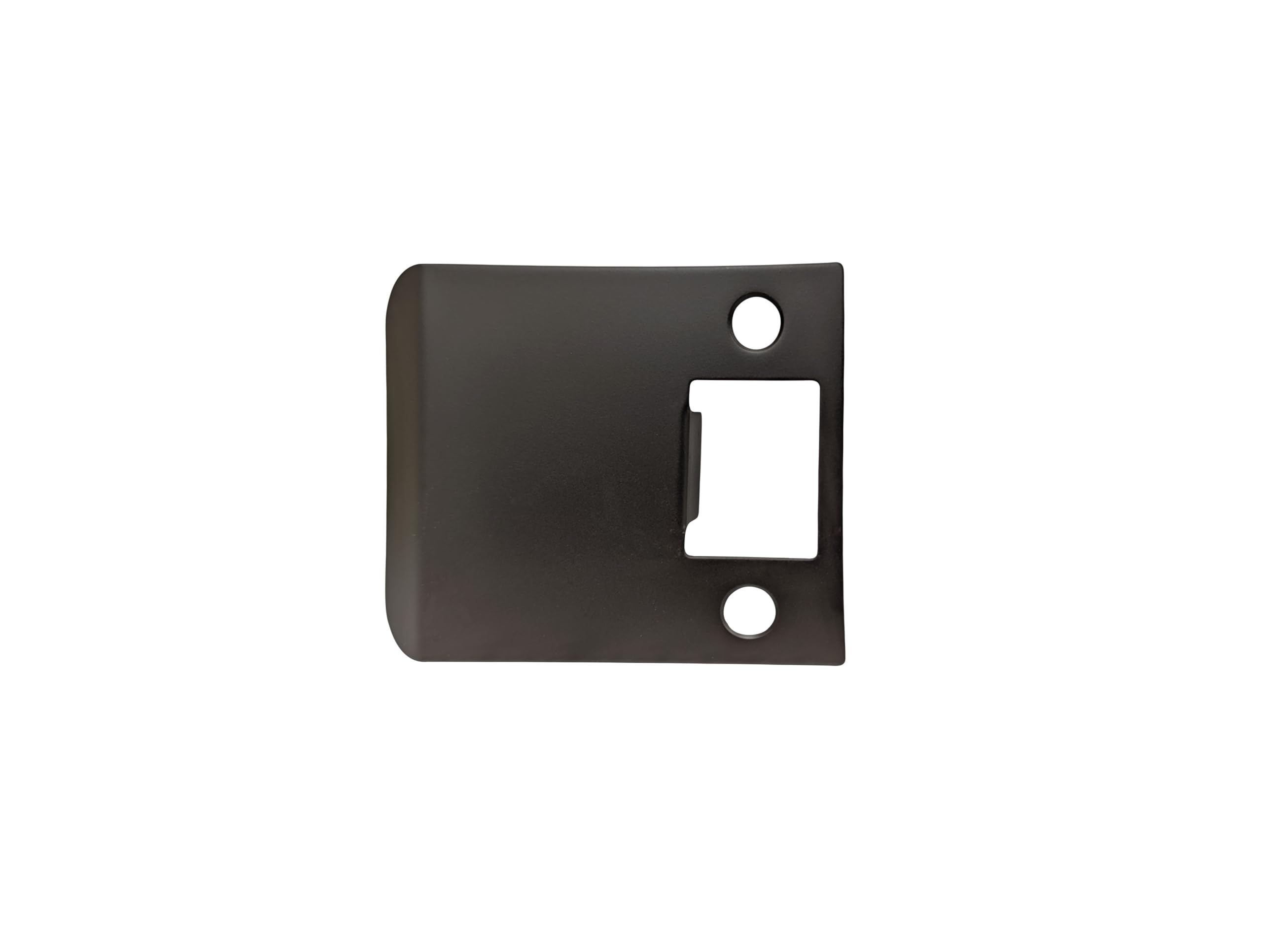 QCAA Solid Brass Extended Lip Strike, 3''X2-1/4", Oil-Rubbed Bronze, 1 Pack, Made in Taiwan