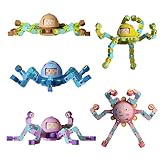 5 Pcs Transformable Fidget Spinner Toys, Finger Sensory Fidget Toys Adults Glow in The Dark, Birthday Classroom Party Favors