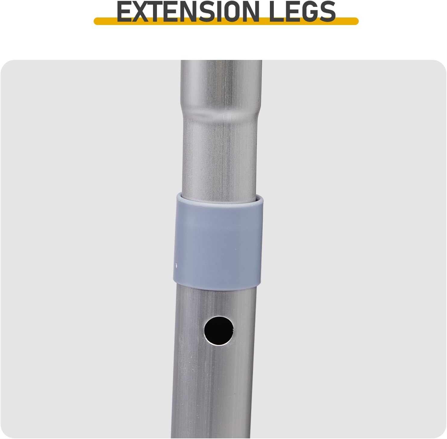 Folding Camping Table, Adjustable Height Aluminum Outdoor Picnic Table with Mesh Storage Shelf, Portable Foldable Side Table for Backpacking, Beach, BBQ, Patio & Garden Use