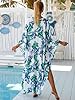 Women's Plus Size Kaftan Dresses V-Neck Batwing Sl... #2