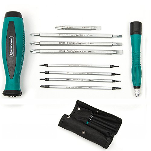 Phillips Slotted Screwdriver Set,Multi-Bit Magnetic Long Double Sided Inserts Screwdrivers,Professional Repair Tool Kit Home Appliances Cell Phone, Tablet, Pc, Macbook Repair Multi Function Hand Too #TOP1