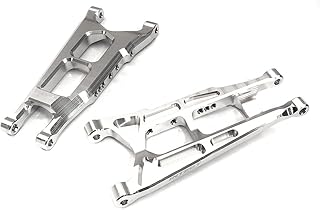 C32571SILVER Billet Machined Lower Suspension Arms for Traxxas 1/10 Hoss 4X4