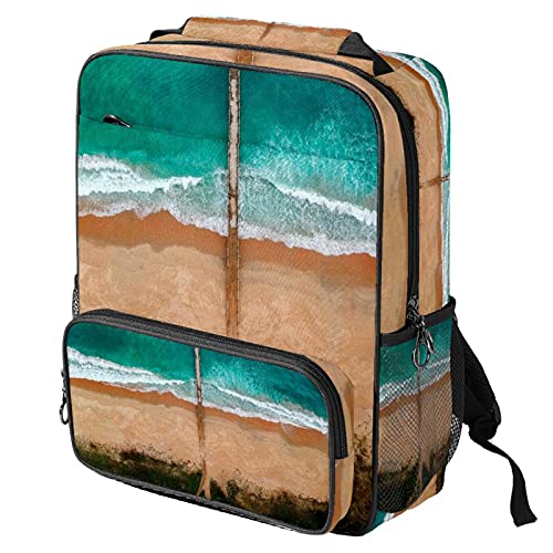 Sac à dos pour ordinateur portable homme et femme au style côtier décontracté