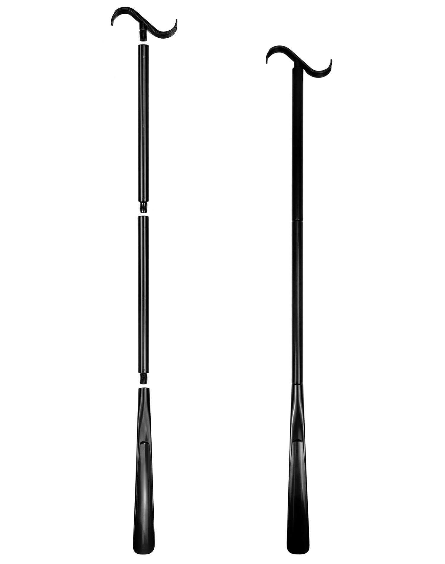 QWORK®Łyżka do butów z długą rączką, 88 cm / 35" Pomoce opatrunkowe do skarpet, butów, spodni i topów