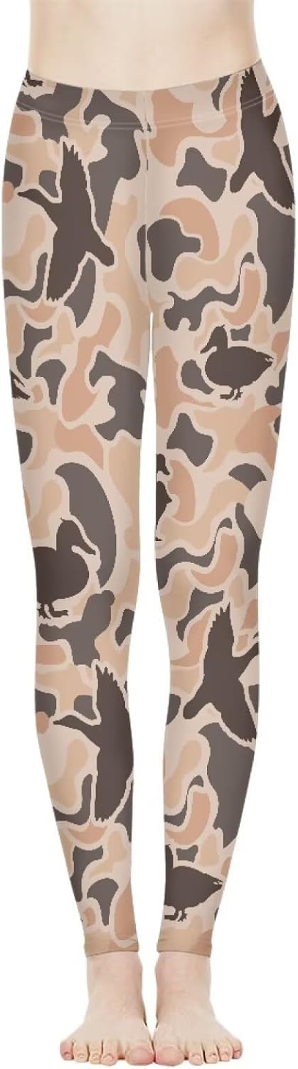 NDISTIN Women's High Waisted Yoga Pants Athletic Sports Running Leggings Full Length Tummy Control Printable