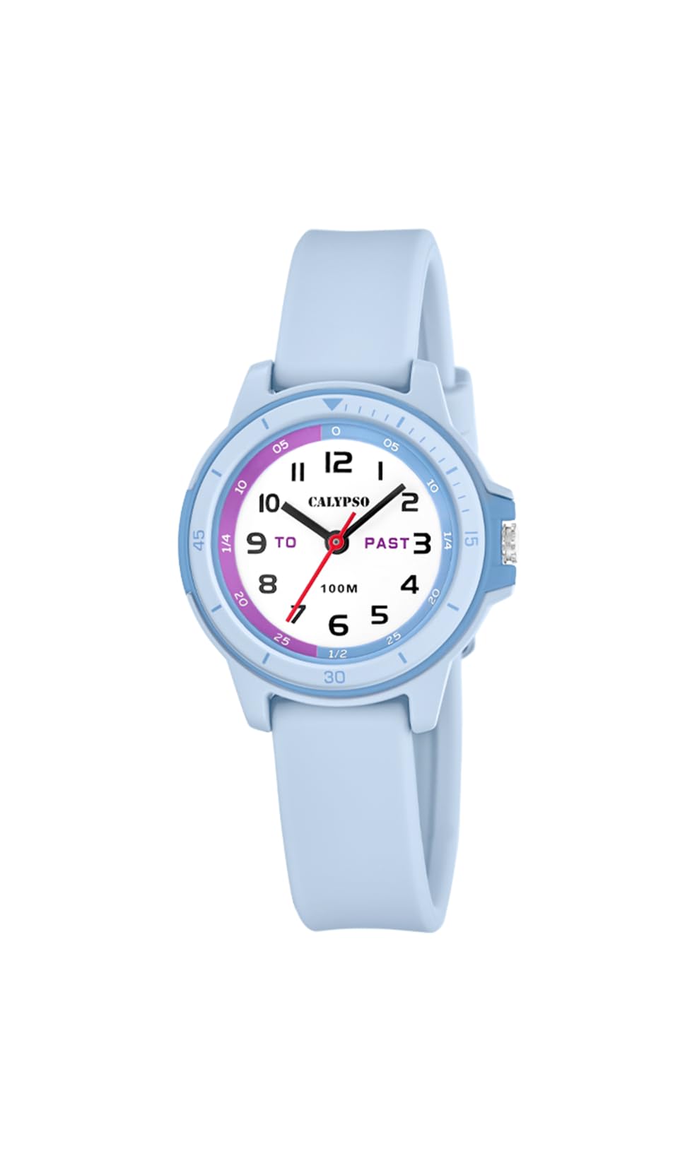 Reloj infantil azul Calypso K5881/2 analógico de caucho resistente para niños 3
