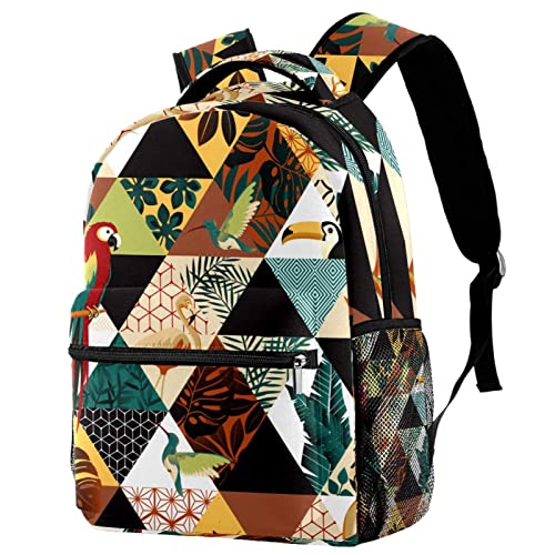 Sac à dos tropical et animaux idéal pour campus et loisirs des jeunes