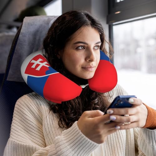 Almohada de viaje viscoelástica en forma de U cervical miniatura 5