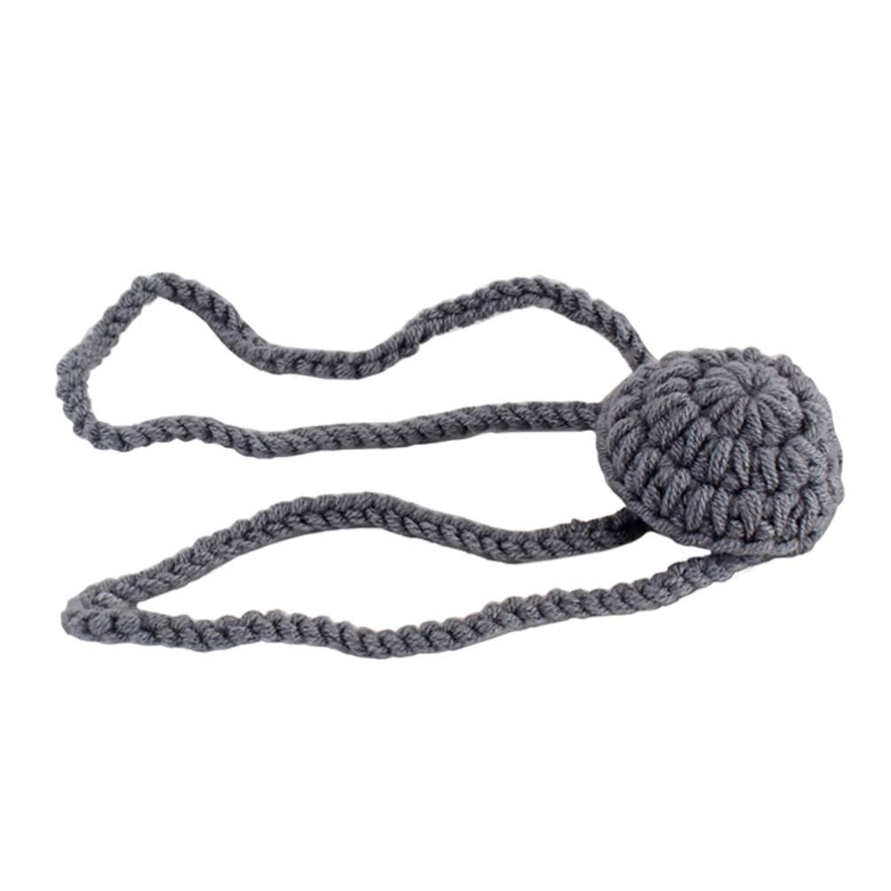Chauffe-nez au crochet pour femme, homme, enfant, extérieur, maison, sport, ski, couvre-gorge gris