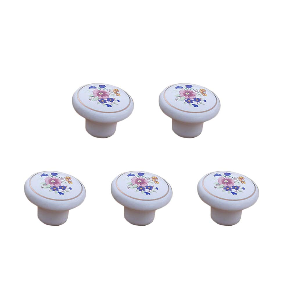 Klamki do drzwi, ceramiczne klamki do drzwi, uchwyt do szafki, 45 szt. Gałki ceramiczne Uchwyt okrągłe gałki do szuflad Ceramiczna klamka Gałka do mebli szafkowych Dekoracja wnętrz kuchennych