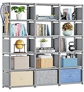 Amazon.com: Mavivegue Book Shelf, 20 Cube Storage Organizer, DIY