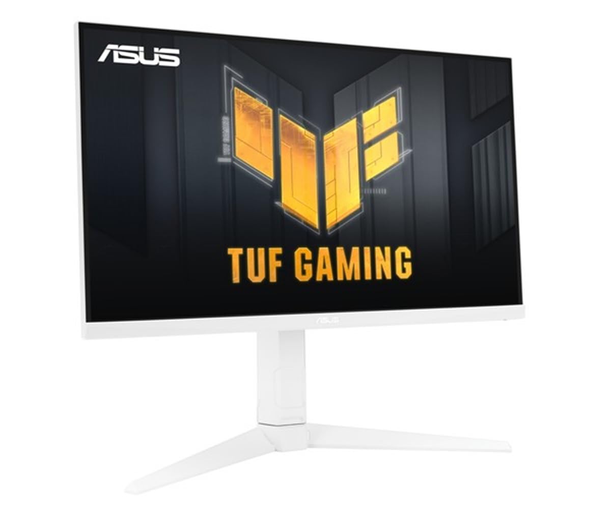 ASUS TUF Gaming VG27AQML1A-W Monitor Gaming da 27” pollici, QHD (2560x1440), 260Hz OC ELMB Sync, Freesync Premium, Tempo di Risposta 1ms, Overdrive Variabile, 100% sRGB, DisplayHDR 400, Bianco