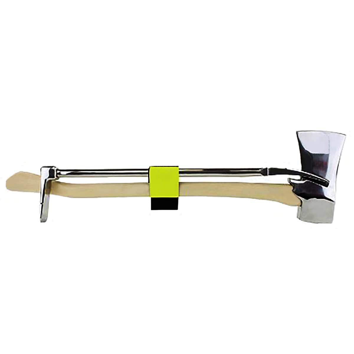LINE2design Reflective Yellow Marrying Strap - One-Handed Carry for Axe and Halligan with Secure Hook-And-Loop Fastener