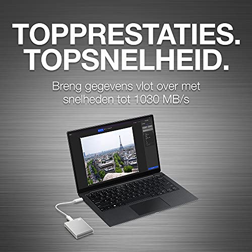 Seagate One Touch SSD, 1 TB, Extern SSD, Silver, USB 3.0, 4 månader Adobe Creative Cloud, 1 års Mylio, 3 års Rescue… - Image 3