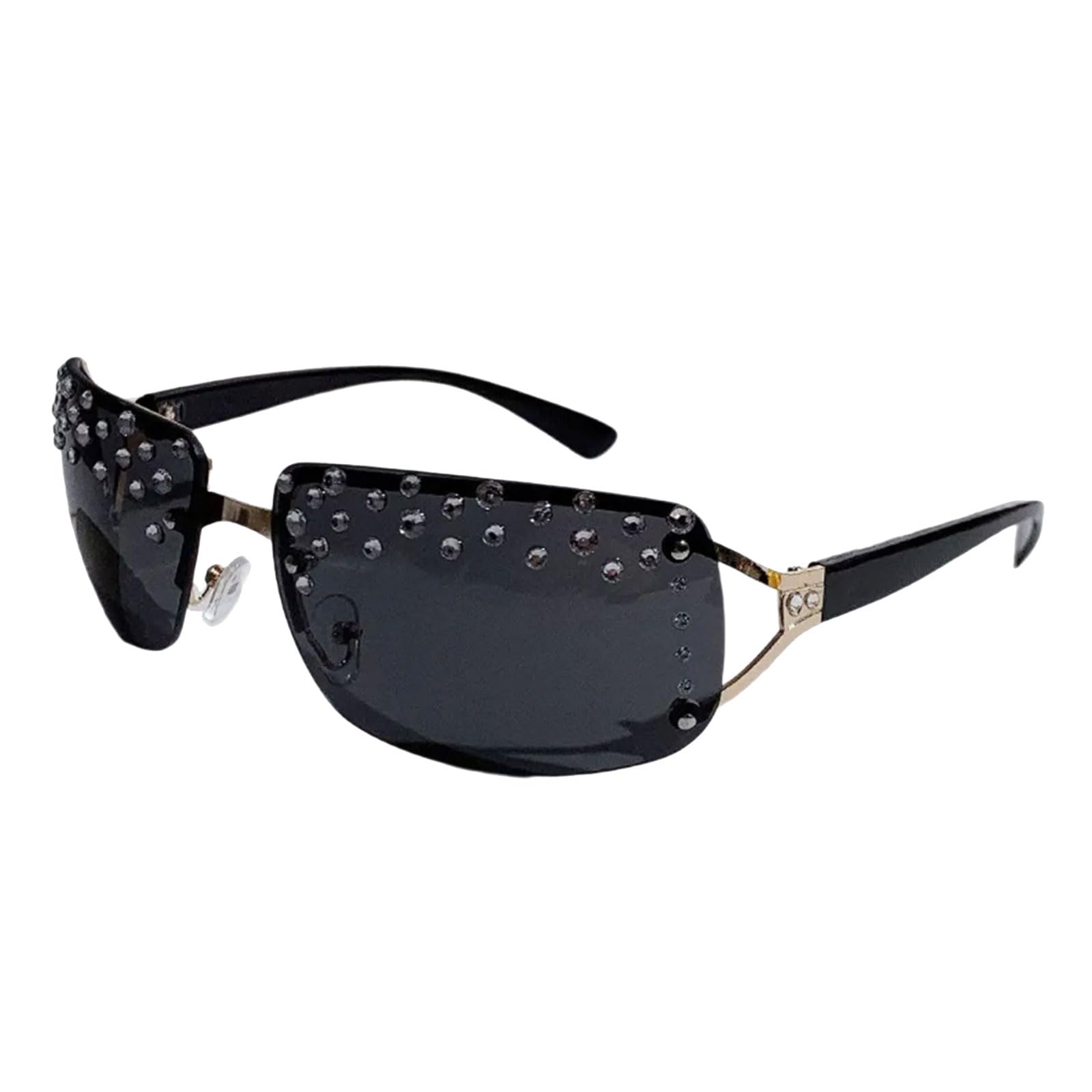 CHENZILIN Rectangles Sunglass Trendy Sun Glasses Outdoor Vacation Glasses for Active Lifestyle