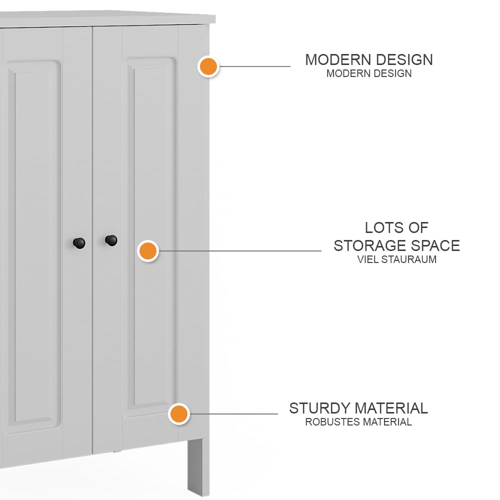 VitaliSpa Guardaroba bambini Ajaton 70 x 120.6 cm Bianco