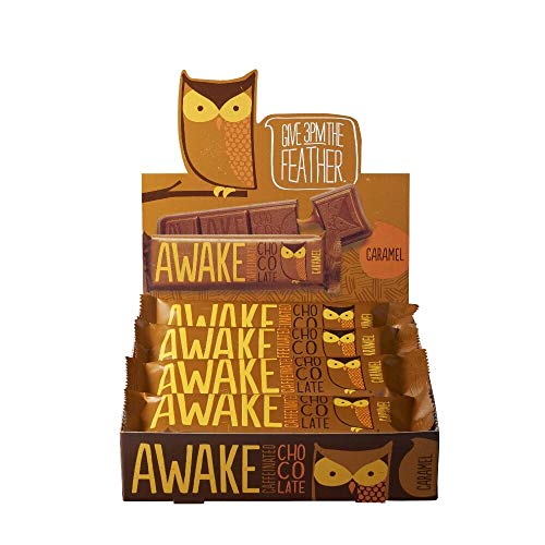 Awake Caffeinated Chocolate Energy Bar, Caramel, 72 Count #TOP7