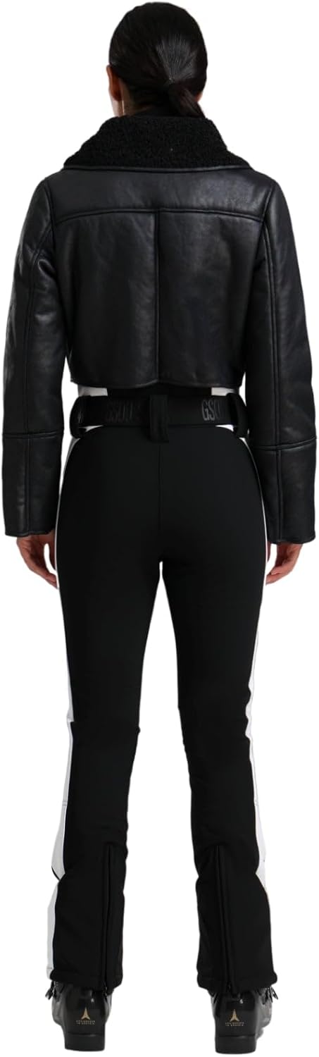 GSOU SNOW Women Ski Suit One Piece Snowsuit Snowboard Faux Fur Collar Slim Jumpsuit Jacket Insulated Windproof Outdoor Winter - Image 2